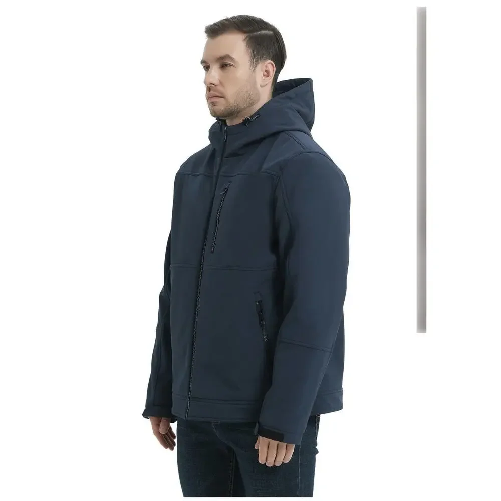 Hawke&Co Men’s Ranger Softshell jacket Navy Size Small